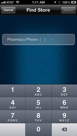Escoger la Farmacia San Rafael en RefillRx Usando el teléfono. 