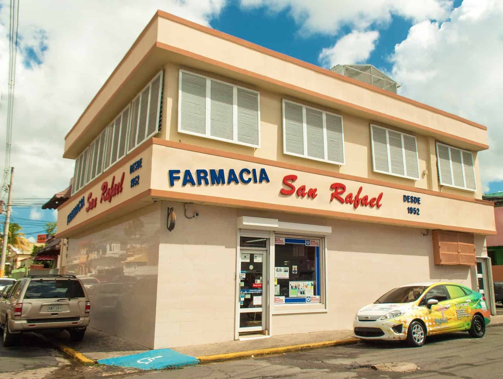 Fachada de Farmacia San Rafael